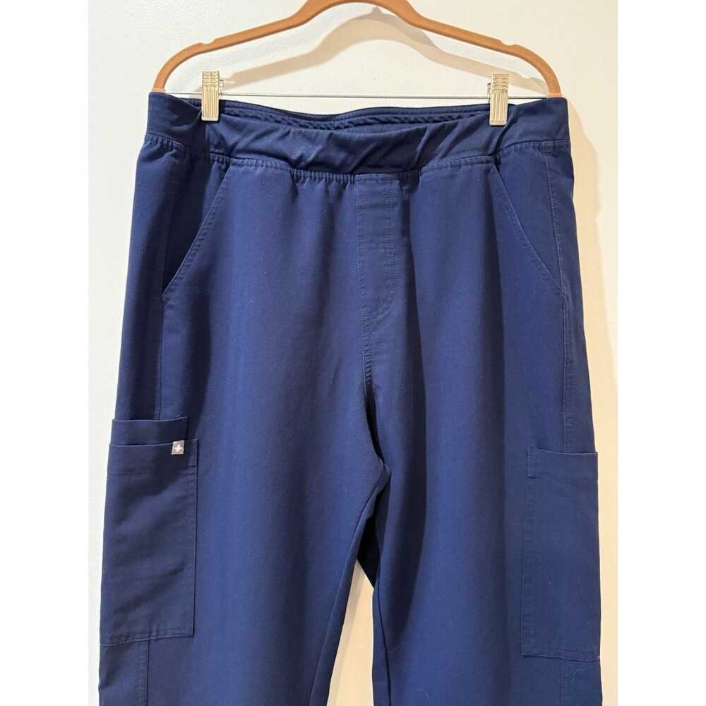 Figs AXIM Medical Cargo Scrub Men's Pants XL Navy Blue Comfort Casual Everyday